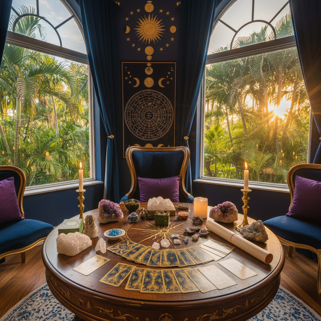 Psychic reading session with spiritual healer in Fort Lauderdale Florida