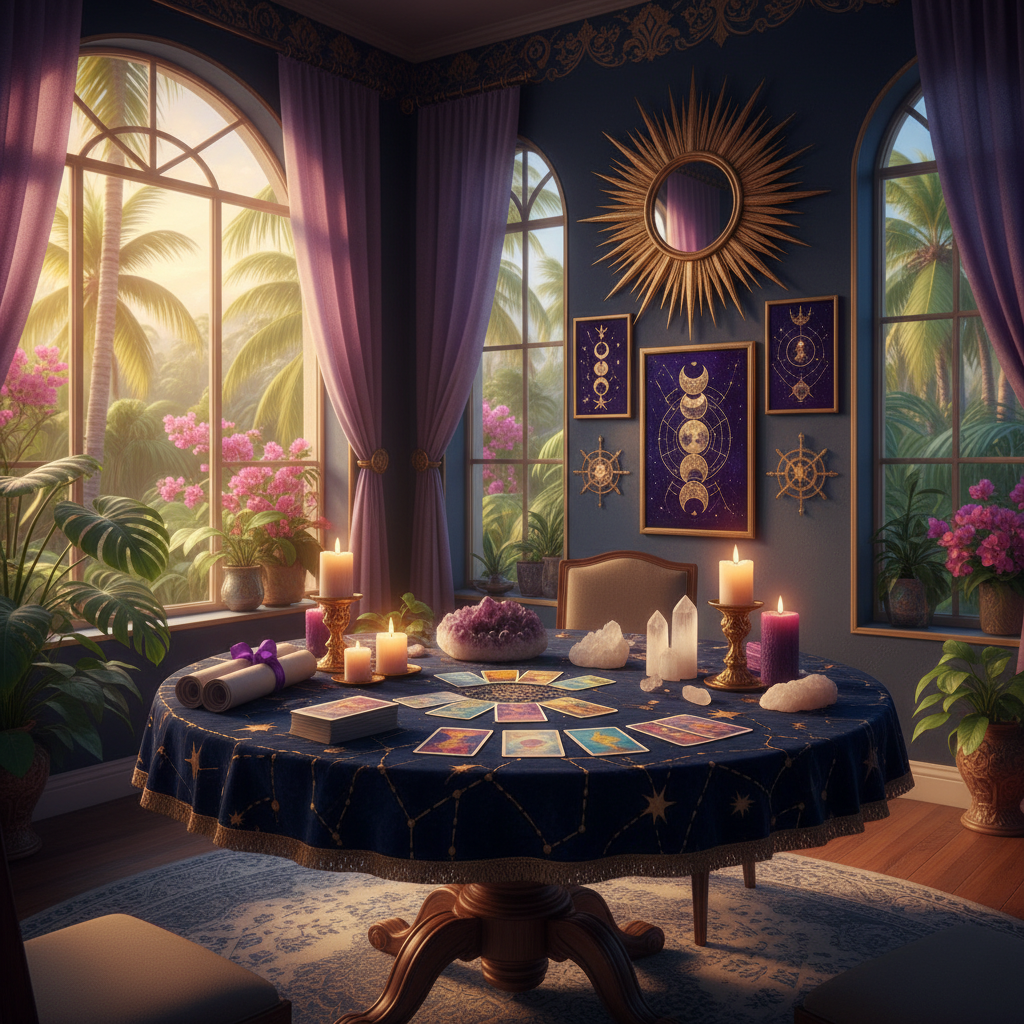 Psychic reading session at spiritual healing centre Fort Lauderdale Florida