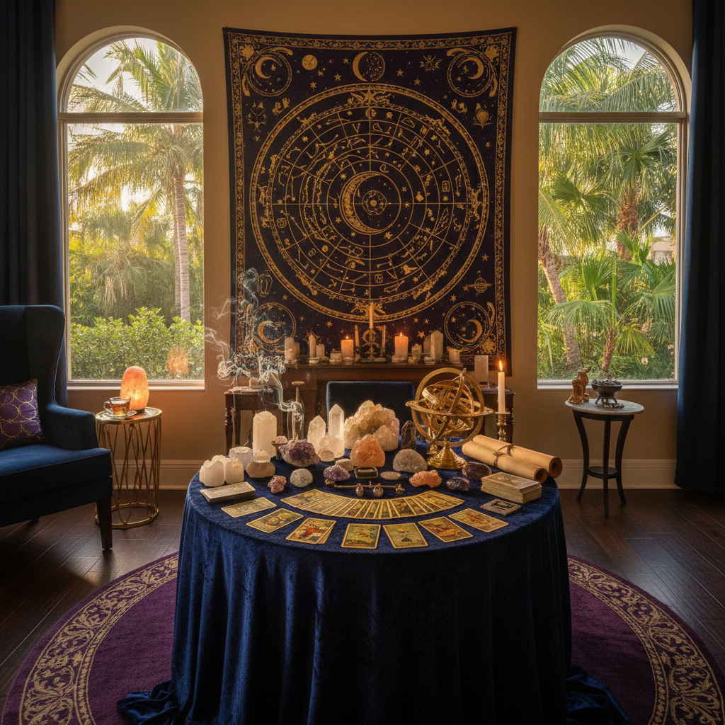 psychic reading session with astrologer in Fort Lauderdale Florida