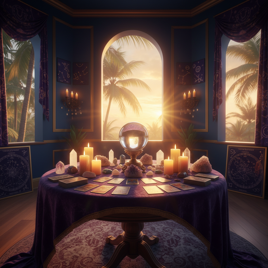 Psychic reading session in Fort Lauderdale Florida spiritual healer