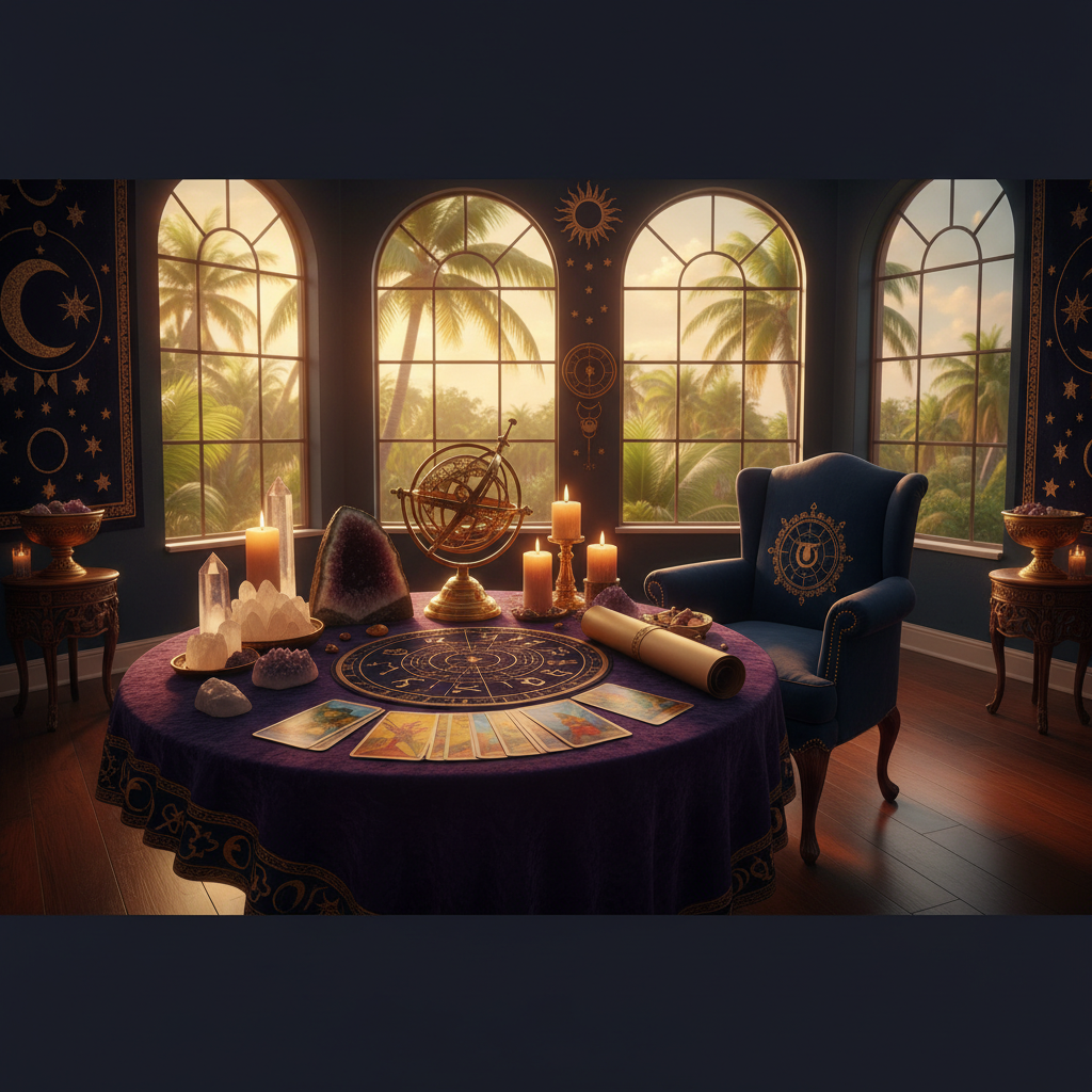 psychic reading session at Astrologer Florida in Fort Lauderdale