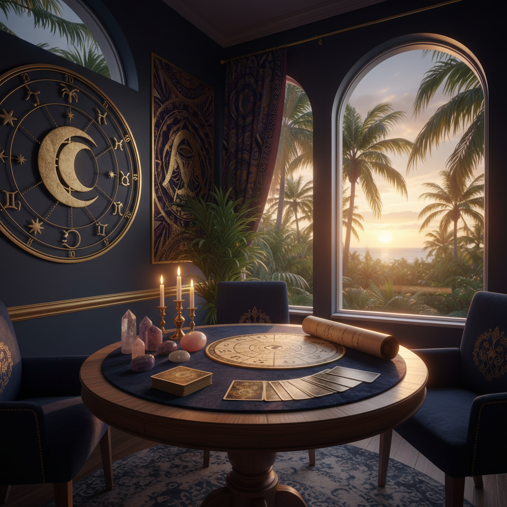 Psychic reading session at Astrologer Florida in Fort Lauderdale