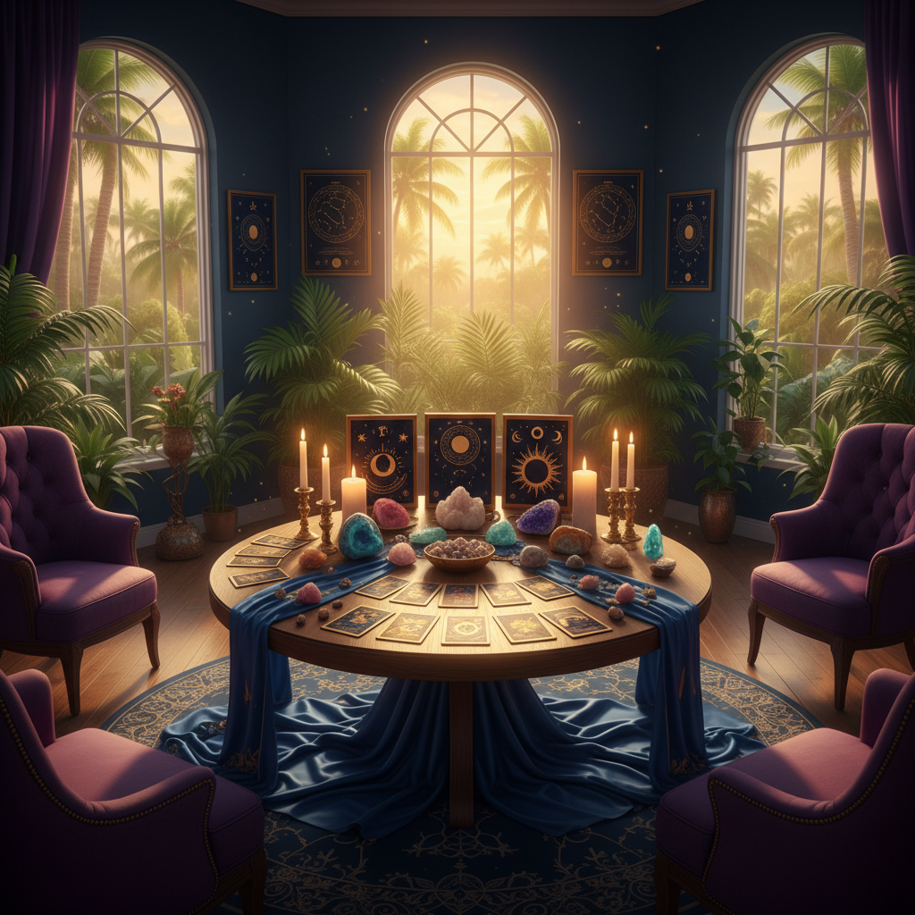 Psychic reading session in Fort Lauderdale Florida spiritual healer guidance