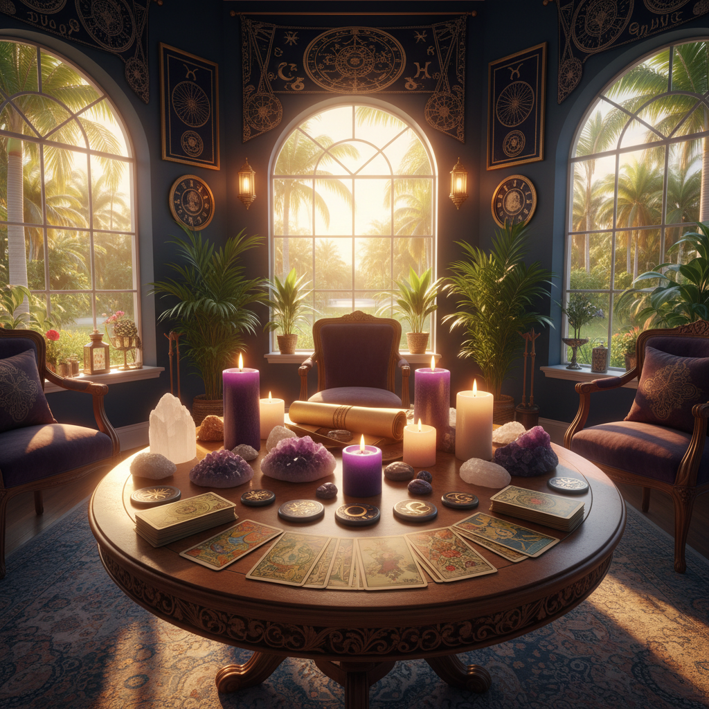 psychic reading session with astrologer in Fort Lauderdale Florida