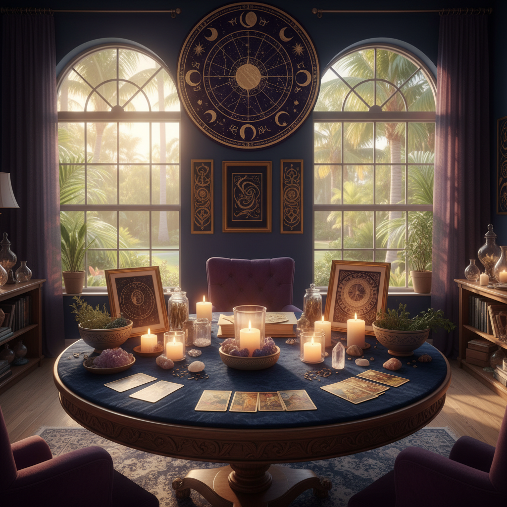 Psychic reading session with astrologer in Fort Lauderdale Florida