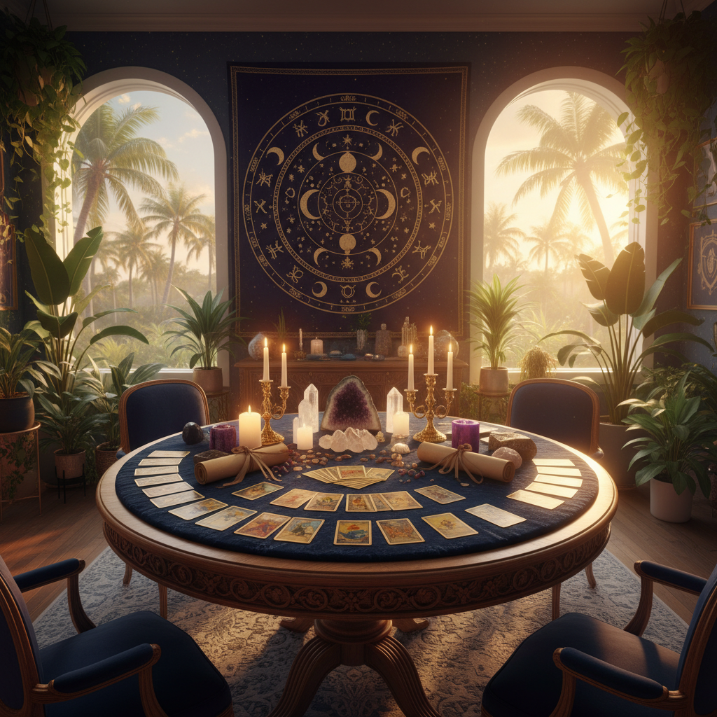 Psychic reading session at spiritual healing centre Fort Lauderdale Florida