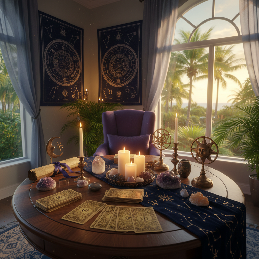 Psychic reading session at spiritual healing centre Fort Lauderdale Florida