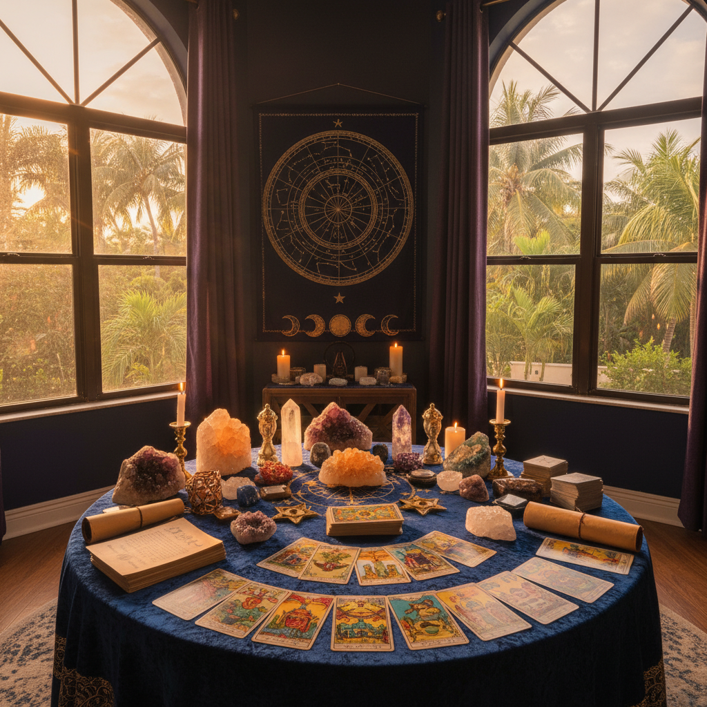 Psychic reading session in Fort Lauderdale Florida spiritual centre