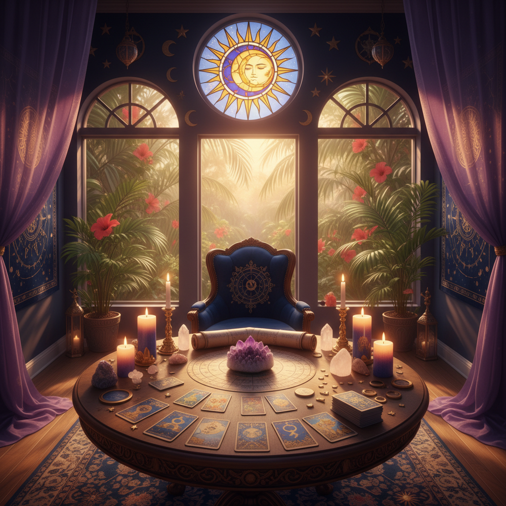 Psychic reading session in Fort Lauderdale Florida spiritual centre