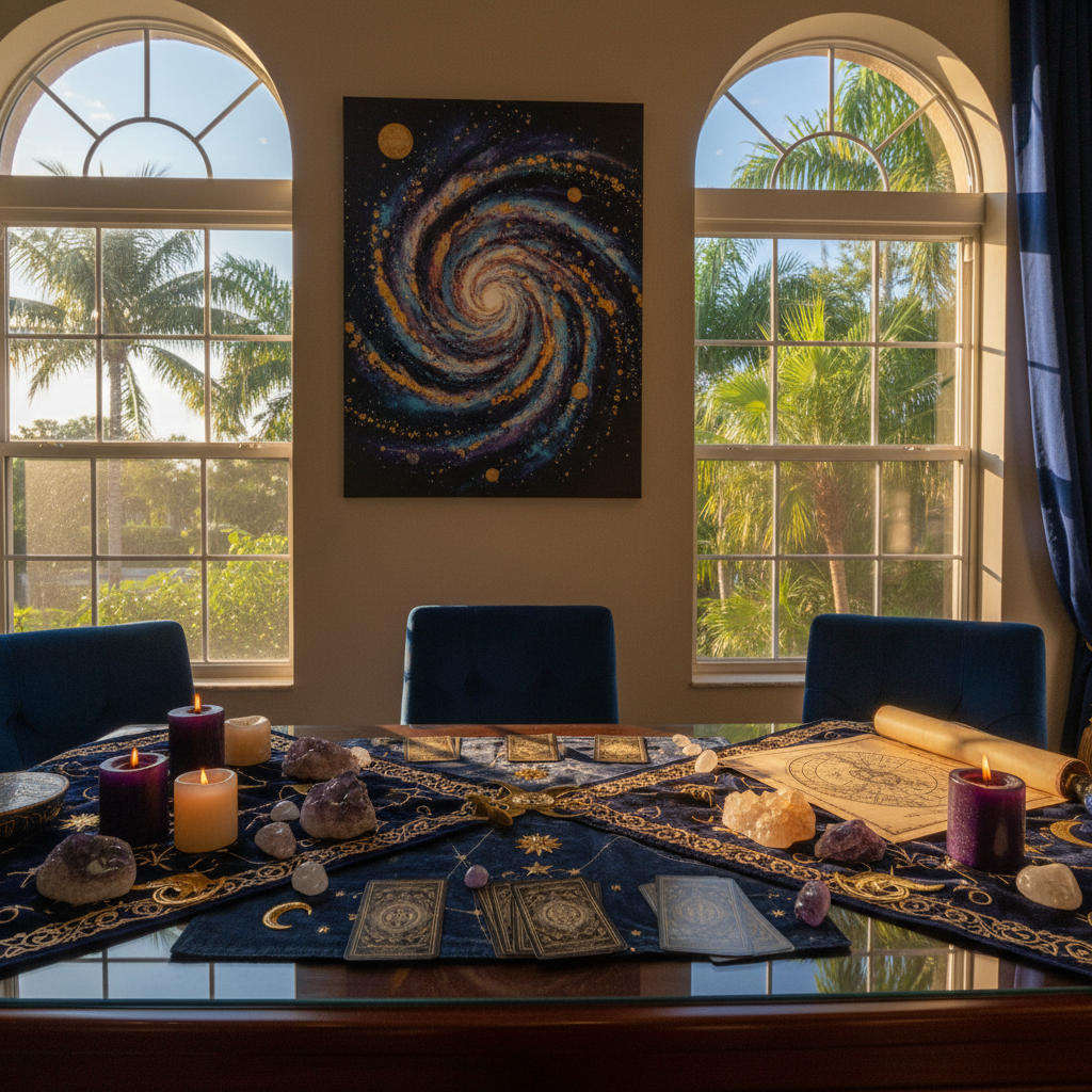 Psychic reading session at Astrologer Florida in Fort Lauderdale