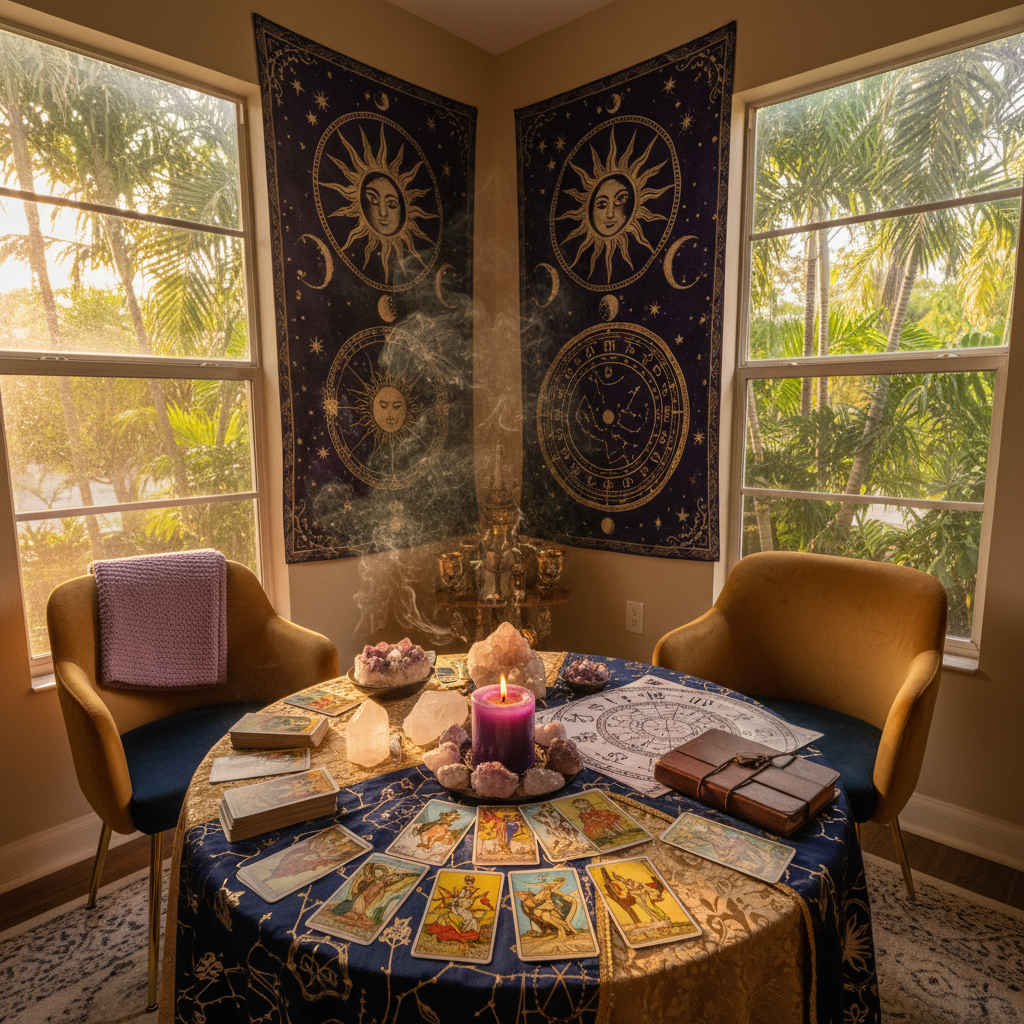 psychic reading session with spiritual healer in Fort Lauderdale Florida