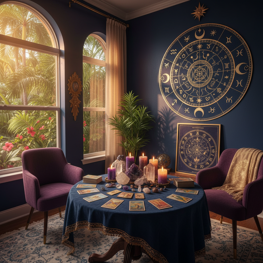 Psychic reading session with Fort Lauderdale spiritual healer guidance