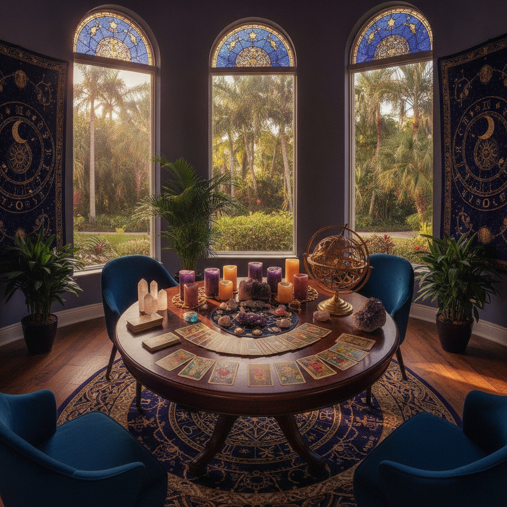Psychic reading session in Fort Lauderdale Florida spiritual centre