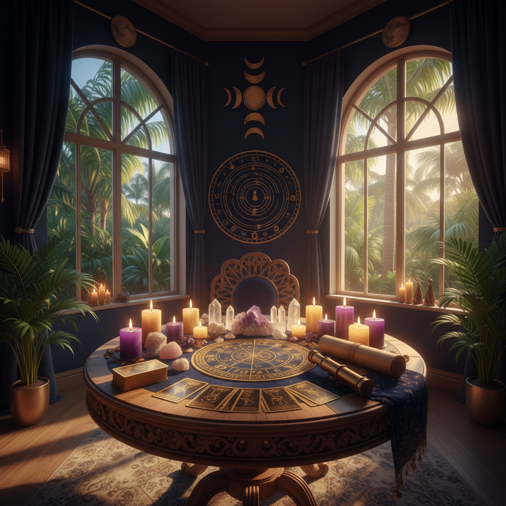 Psychic reading session at spiritual healing centre in Fort Lauderdale Florida