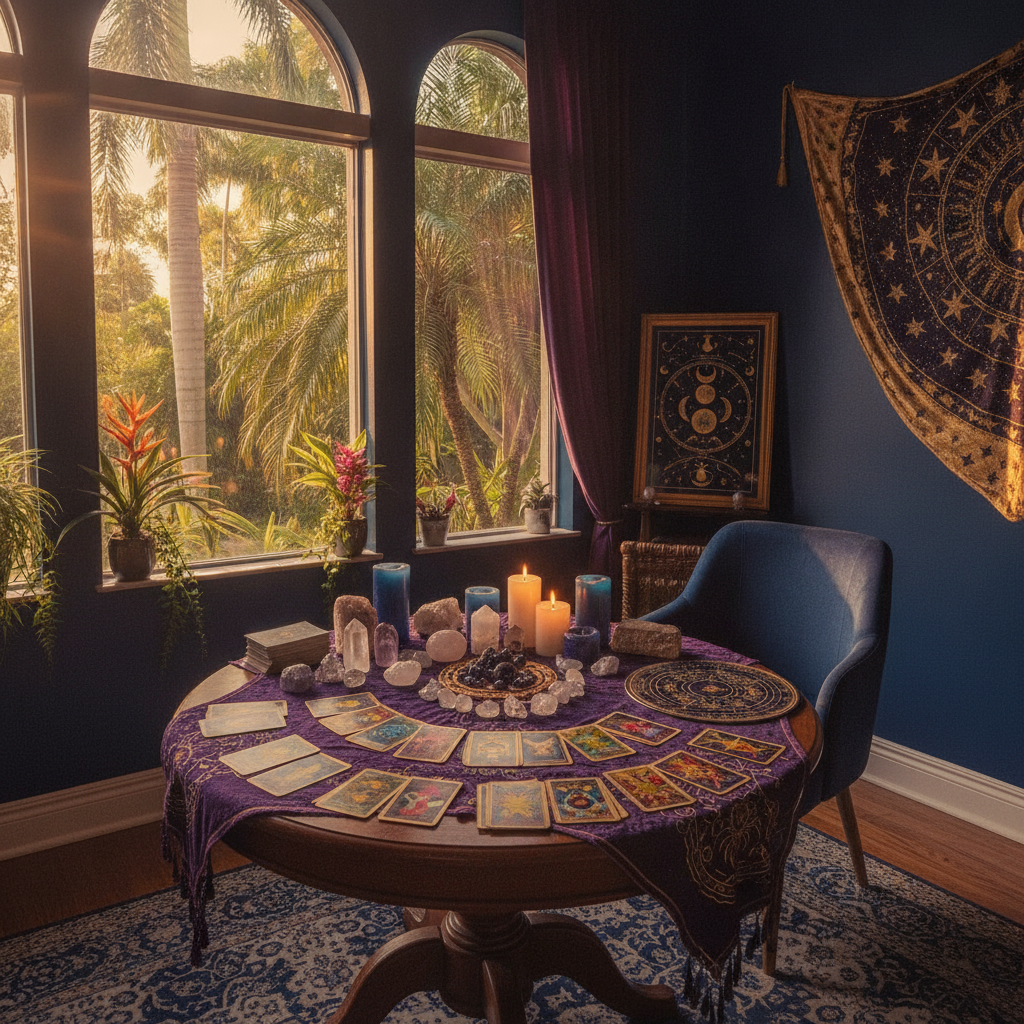 Psychic reading session with trusted spiritual healer in Fort Lauderdale Florida