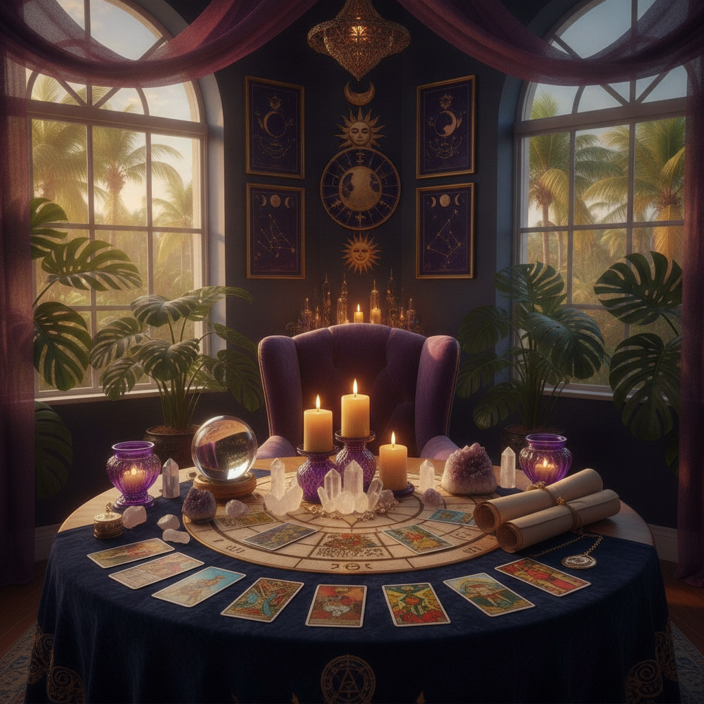 psychic reading session at Astrologer Florida in Fort Lauderdale