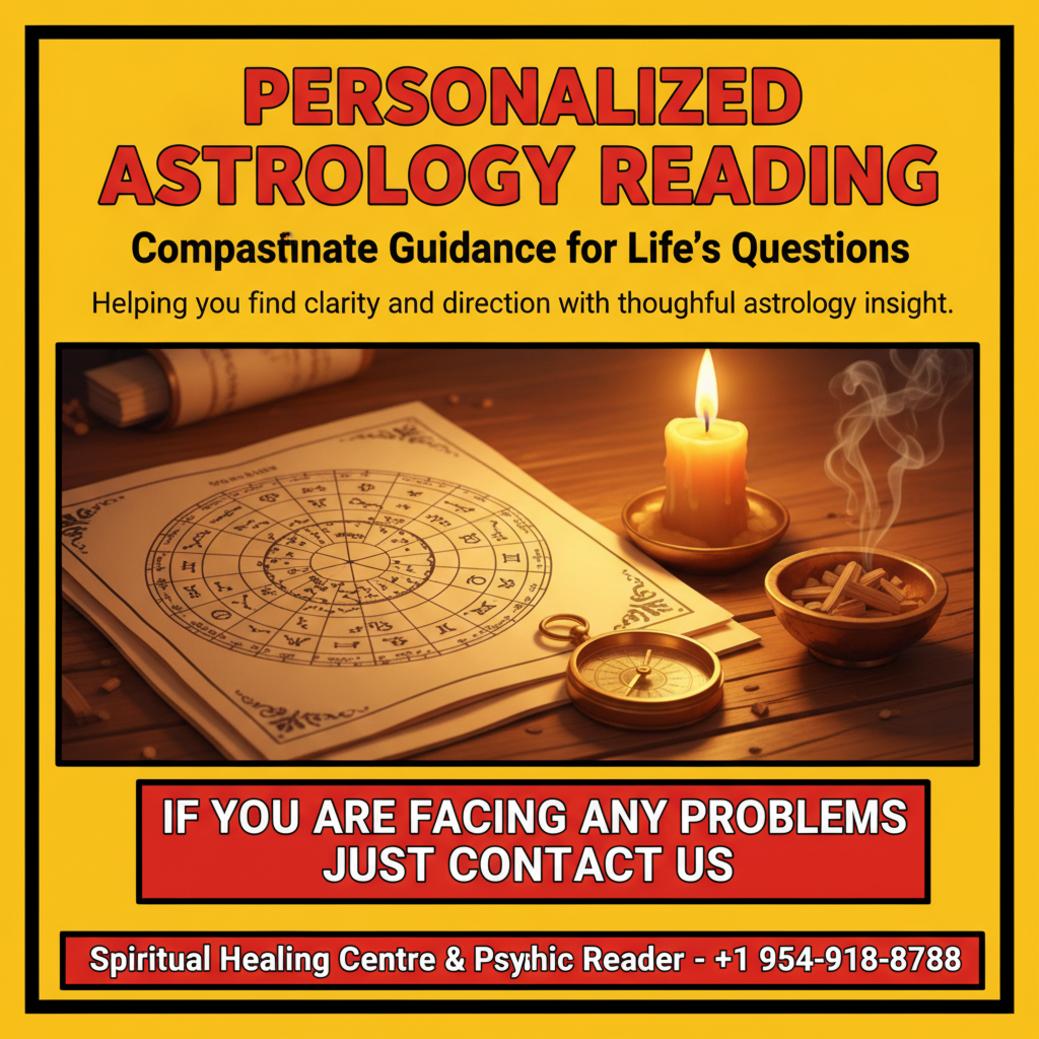 Astrology reading session with birth chart in Florida by Indian astrologer