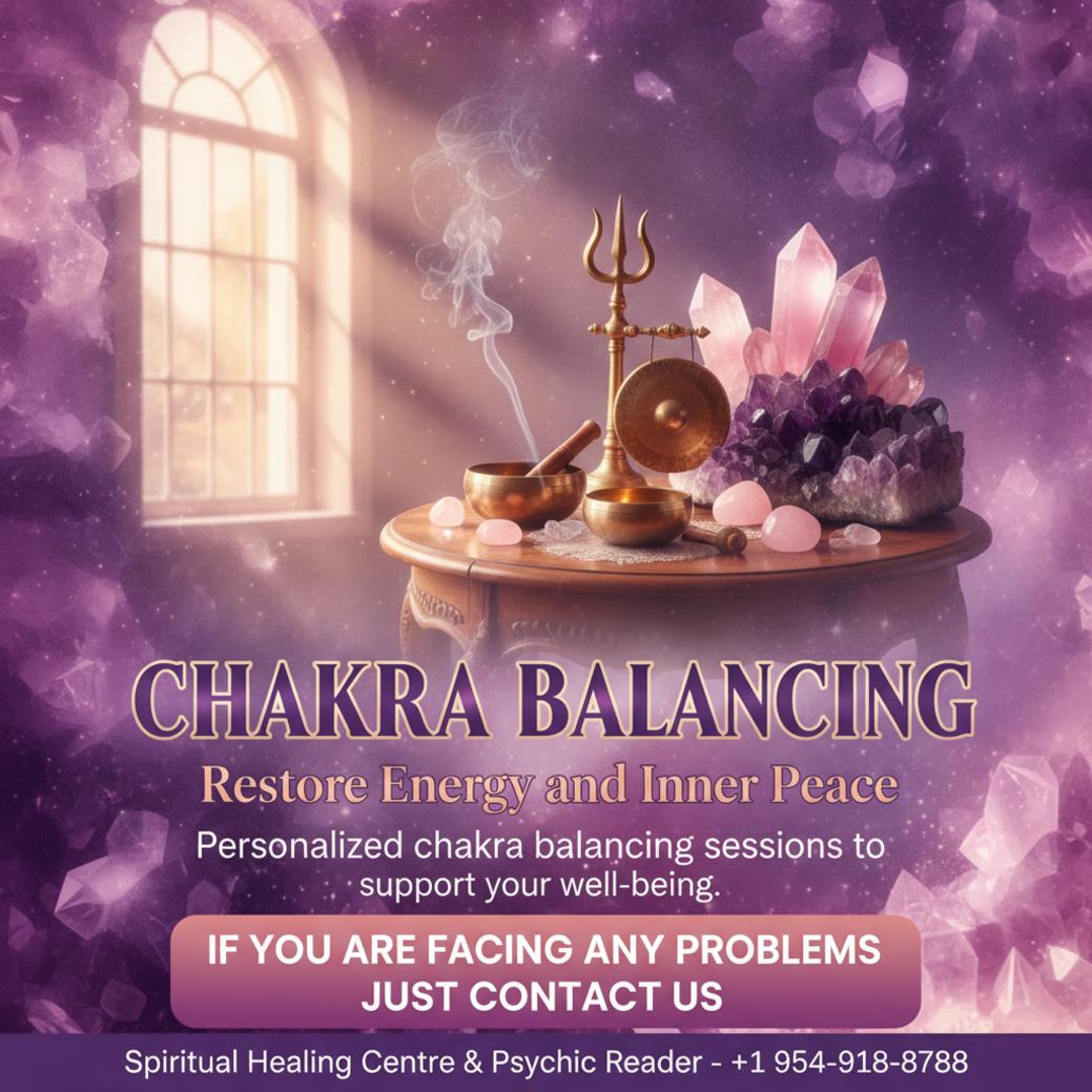 serene setting for chakra balancing with crystals in Weston Florida