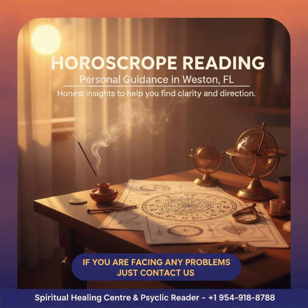 How Horoscope Reading Can Guide You in Weston, FL Horoscope reading with birth chart and astrological tools in Weston, FL