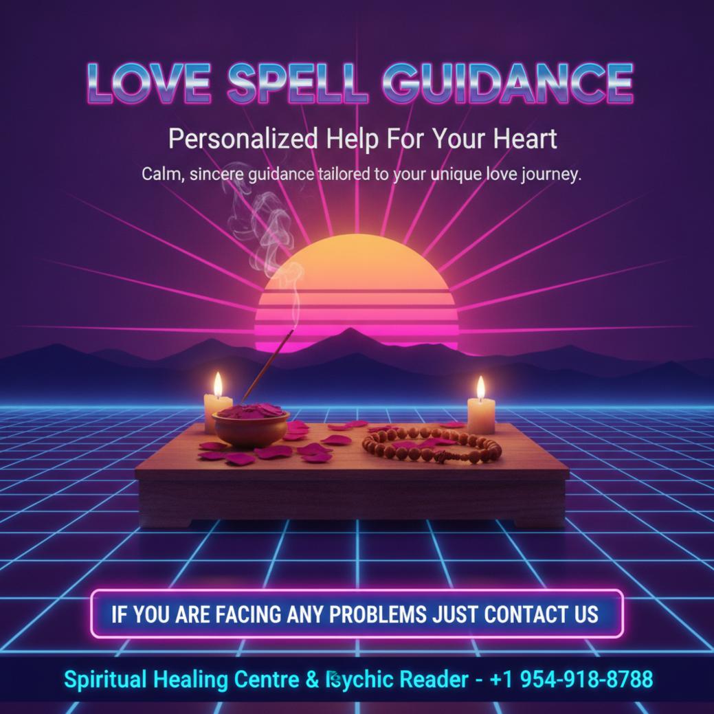 Altar with candles and incense for love spell guidance in Hialeah