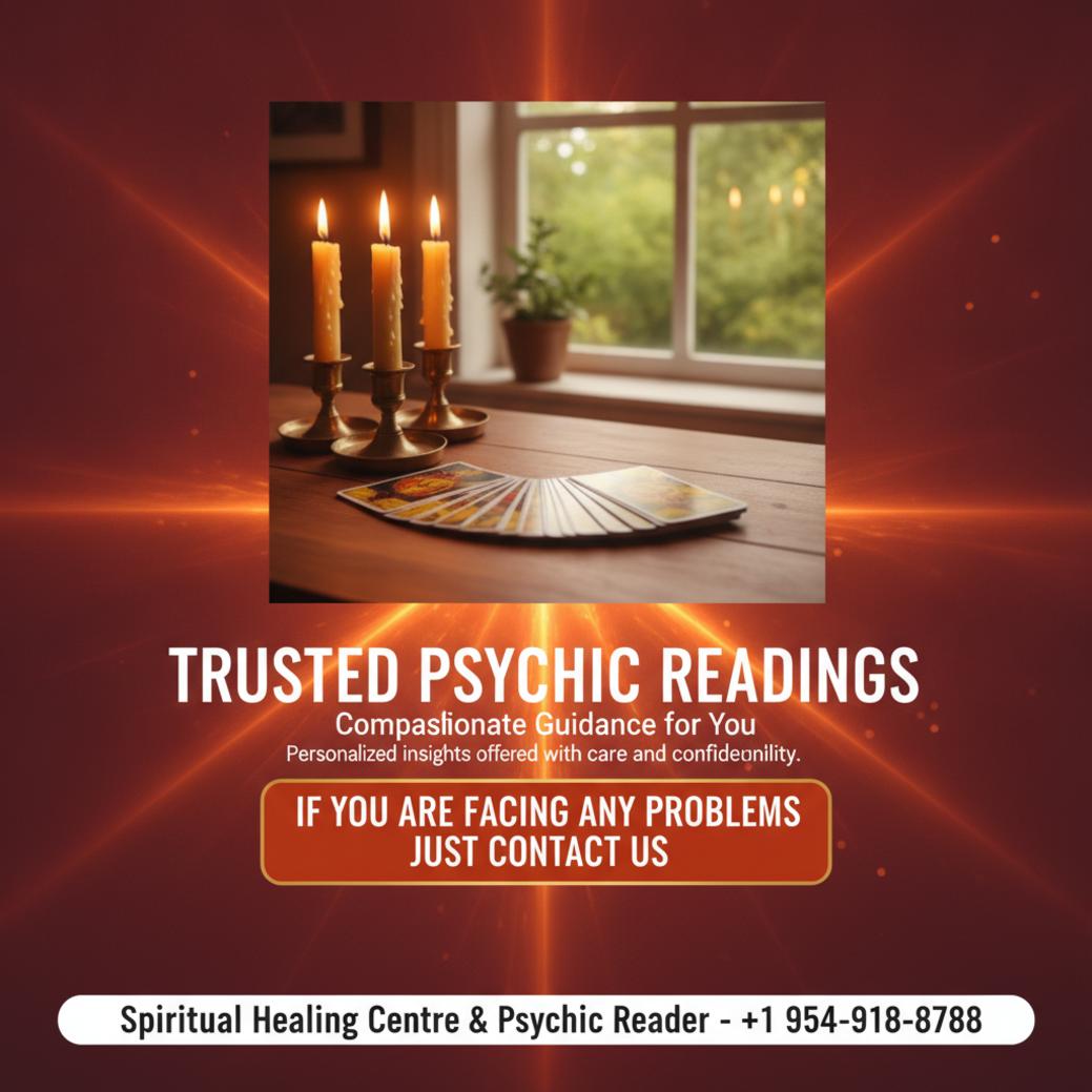 psychic reading with cards and candles in Plantation FL room